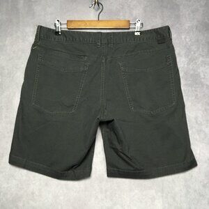 The North Face Mens Shorts‎ size 36 Dark Blue Flat Front Cotton Stretch Casual